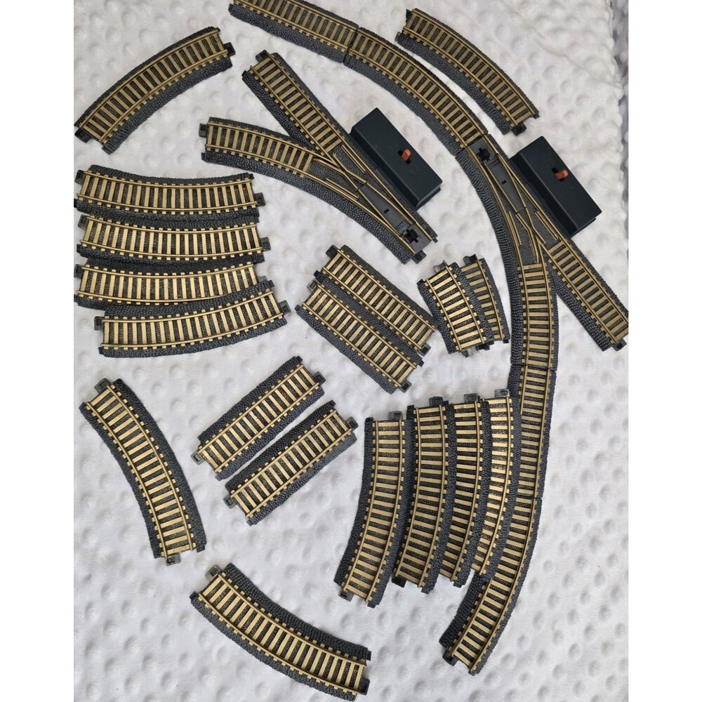 Vintage HO Rail Track Set Lot with Switches Turnouts Railroad Trains READ Repair